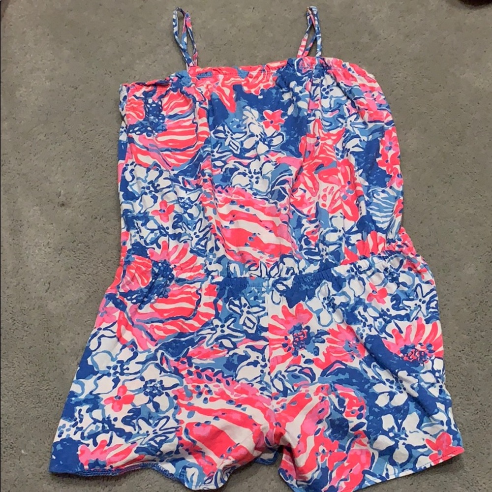 lilly pulitzer girls romper
